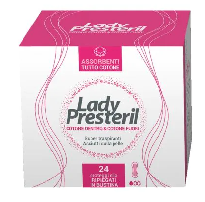 LADY PRESTERIL 24 PROTEGGISLIP RIPIEGATI BIODEGRADABILI